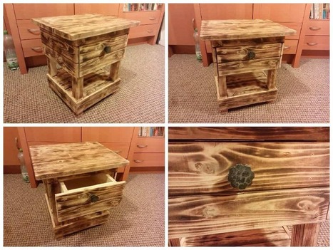 Bedroom Bedside Table Pallet Nightstand Recycling In 1001 Pallets Ideas Scoop It