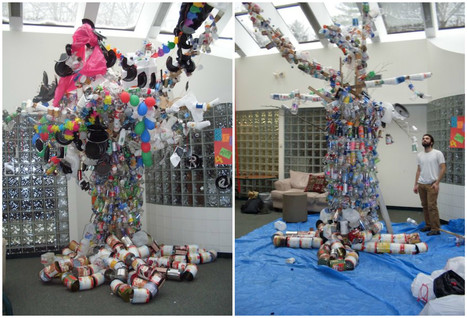 Recycled Art Tree | 1001 Recycling Ideas ! | Scoop.it