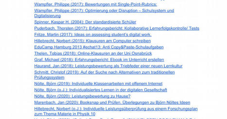 Zeitgemäße Prüfungsformate - Google Docs | Anwendung – Medien und Informatik | Scoop.it