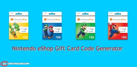 Nintendo Eshop Gift Card Code Generator 2018