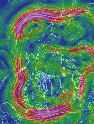 When Science is Art: a New Map of Wind Patterns | Geography classroom | Scoop.it