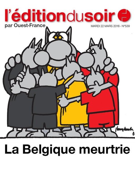 La Belgique meurtrie mais pas à genoux, dessin par Philippe Geluck | Dessins de Presse | Scoop.it