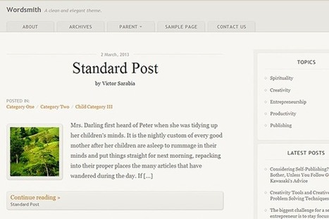 33 Brand New Open Source Wordpress Themes for 2013 | SpyreStudios | Wordpress templates | Scoop.it