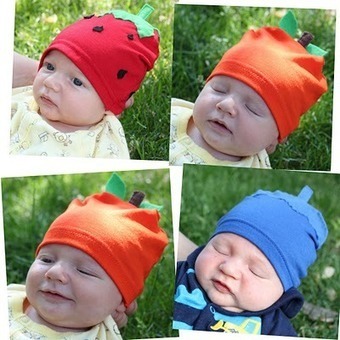 Smashed Peas and Carrots: Fruit Salad Baby Hats Tutorial | Nähen | Scoop.it