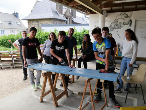 Lannion. Les jeunes reconstruisent leur banc vandalisé  | Le Trégor | L'actualité des quartiers politique de la ville de Bretagne et Pays de la Loire | Scoop.it