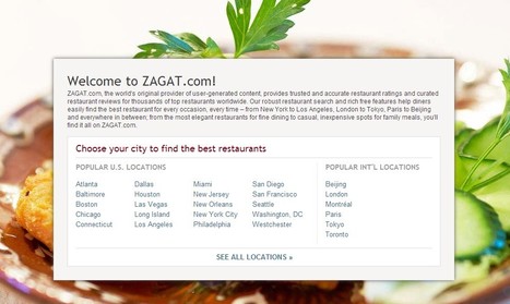 Restaurant Ratings | Restaurant Reviews | Zagat | Hobby, LifeStyle and much more... (multilingual: EN, FR, DE) | Scoop.it