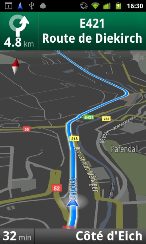 Google announces Google Maps Navigation (Beta) | Luxembourg (Europe) | Scoop.it