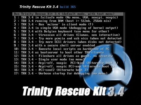 Trinity Rescue Kit | CPR for your computer | ICT Security Tools | Scoop.it