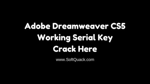adobe dreamweaver cs4 activation key