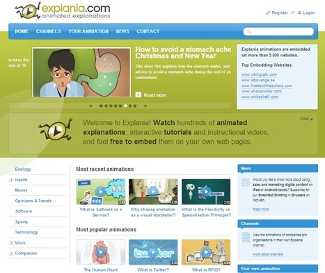 Instructional and Educational Videos, Animated Explanations, - Explania | 21st Century Tools for Teaching-People and Learners | Scoop.it