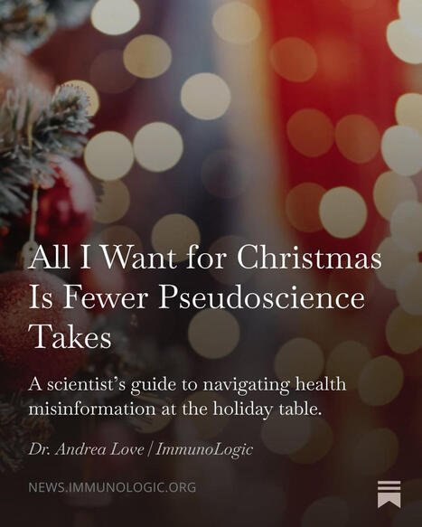 #scientist #health #wellness #christmas | Andrea C. Love, Ph.D. | EntomoScience | Scoop.it