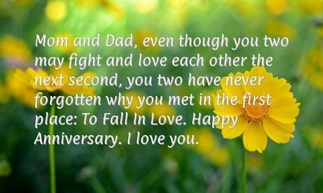 Happy Wedding Anniversary Sms For Parents Ent