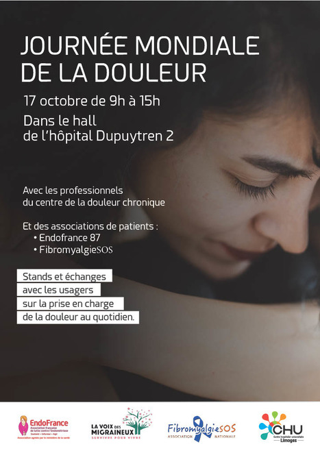 Journée de la douleur au CHU de Limoges mardi 17 octobre | Fibromyalgie Actualités | Scoop.it