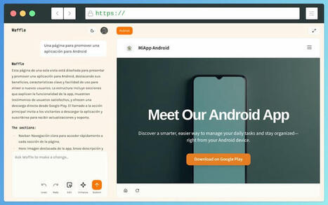 Waffle: crea páginas web profesionales con IA | Education 2.0 & 3.0 | Scoop.it