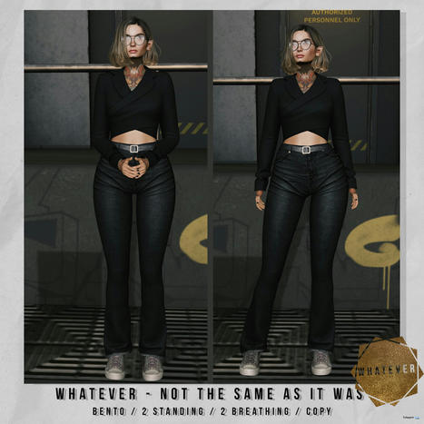Not The Same As It Was Poses January 2023 Group Gift by WHATEVER | Teleport Hub - Second Life Freebies | Second Life Freebies | Scoop.it
