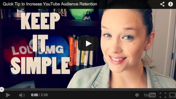 Quick Tip to Increase YouTube Audience Retention [VIDEO] | YouTube Tips and Tutorials | Scoop.it