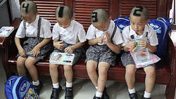 Elle rase ses enfants et les num&eacute;rote | Chine | Scoop.it