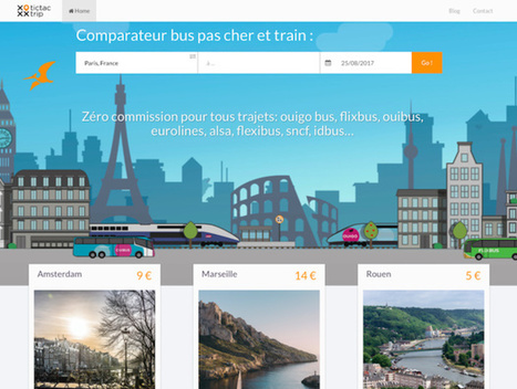 Transport de voyageurs : Tictactrip surfe sur l'intermodalité de la loi Macron | UseNum - Tourisme | Scoop.it