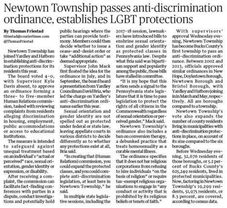 Gov. Wolf Signs Executive Order to Protect LGBTQIA+ Pennsylvanians from Conversion Therapy. #NewtownPA Banned Conversion Therapy in 2018! | Newtown News of Interest | Scoop.it