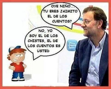 Humor con Rajoy. Tweet from @fermont1965 | Partido Popular, una visión crítica | Scoop.it