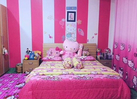 warna cat rumah pink