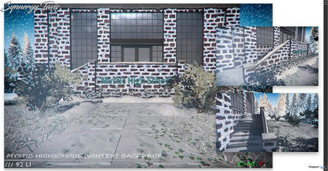 Mystic Highschool Winter Backdrop January 2023 Group Gift by Synnergy Tavis | Teleport Hub - Second Life Freebies | Second Life Freebies | Scoop.it