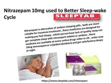 Than nitrazepam is zolpidem better