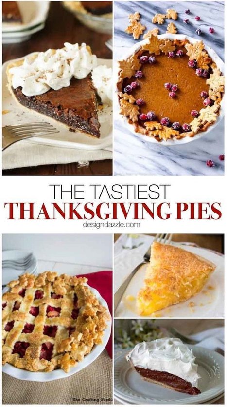 20 of The Tastiest Thanksgiving Pies - Design Dazzle | CLOVER ENTERPRISES ''THE ENTERTAINMENT OF CHOICE'' | Scoop.it