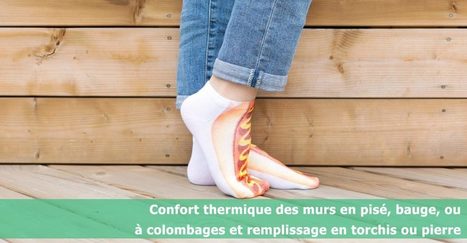 [Dossier] Confort thermique des murs en pisé, bauge, ou à colombages et remplissage en torchis ou pierre | Build Green, pour un habitat écologique | Scoop.it