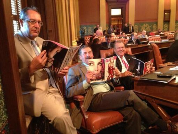 Michigan GOP Members Make Fun of Women by Pretending to Read Fashion Magazines | Herstory | Scoop.it