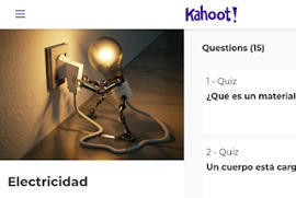 Juego sobre la Electricidad en Kahoot | tecno4 | Scoop.it