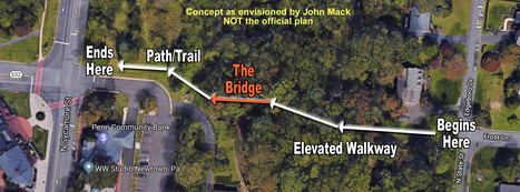 Pedestrian Bridge Over #NewtownPA Creek May Be Back On The Table | Newtown News of Interest | Scoop.it