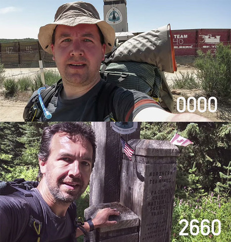 Hike-Lapse: Man Walks the 2,600 Miles from Mexico to Canada and Snaps a Selfie Every Mile | Mobile Photography | Scoop.it