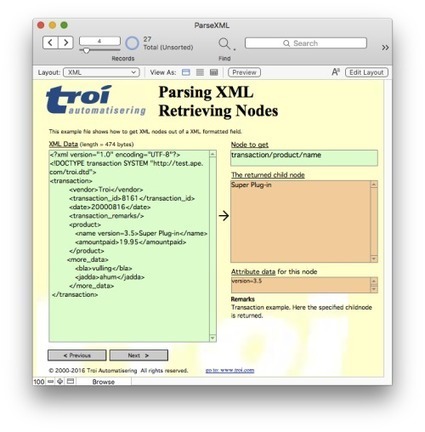 Can you parse out XML data in FileMaker Pro in one step? | Learning Claris FileMaker | Scoop.it