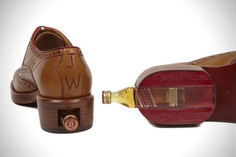 Une mini bouteille de Johnnie Walker cachée dans les nouvelles chaussures Oliver Sweeney | L'innovation dans la filière cuir | Scoop.it