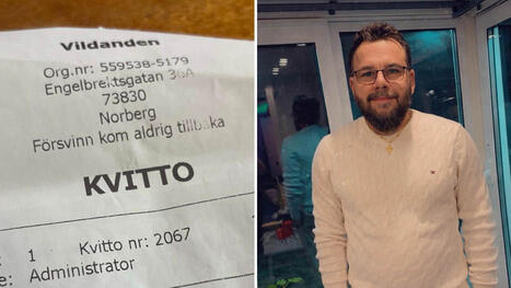 Anna Larsson f&aring;r ov&auml;ntat meddelande p&aring; restaurangkvitto | 1Uutiset - Lukemisen t&auml;hden | Scoop.it