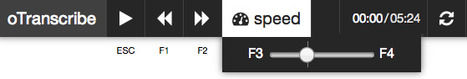 Free Super-Easy To Use Audio / Video Transcription Tool: oTranscribe | Moodle and Web 2.0 | Scoop.it