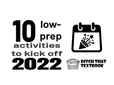 Ten low-prep activities to kick off 2022 | Help and Support everybody around the world | Scoop.it