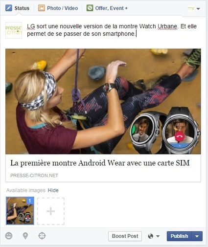 Partager un carrousel sur sa page Facebook | Community Management | Scoop.it