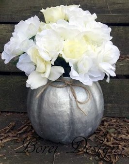 Easy Fall Paper Mache Pumpkin Container Or Vase | 1001 Recycling Ideas ! | Scoop.it