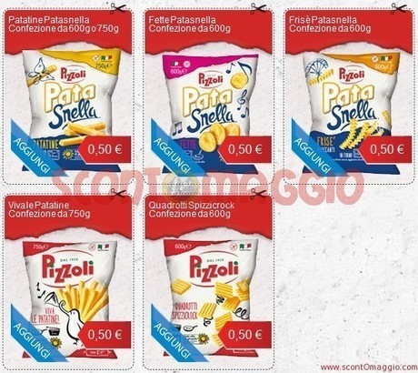 Buoni sconto Pizzoli Patasnella da stampare | scontOmaggio | Coupon e buoni sconto per la spesa alimentare | Scoop.it