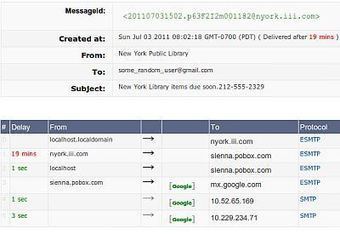 [Message header analyser de Google Apps] Pourquoi un mail est arrivé en retard dans votre boite de reception ? | Machines Pensantes | Scoop.it