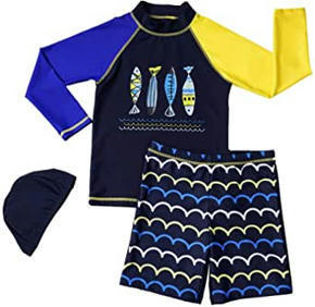 Amazon.com: MiYang Boys Swimsuit Rash Guard Toddler Kids Long Sleeve Shark Two Piece: Clothing | Business & Market Trends | Scoop.it