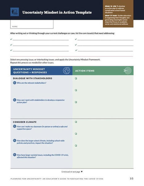 Planning for Uncertainty: An Educator’s Guide to Navigating the COVID-19 Era | Student Motivation, Engagement & Culture | Scoop.it