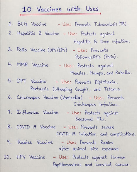#vaccines #immunization #publichealth #healthcare #medicine #medicaleducation #preventivehealthcare #vaccination #pharmacy #nursing #doctors #medicalstudents #healthawareness #infectiousdiseases&hellip; |... | H&eacute;sitations Vaccinales: Observatoire HESIVAXs | Scoop.it