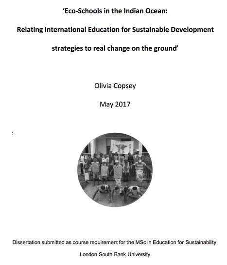 (65) (PDF) 'Eco-Schools in the Indian Ocean: Relating International Education for Sustainable Development strategies to real change on the ground' | Olivia Copsey - Academia.edu | Global Sustainable Development Goals in Education | Scoop.it