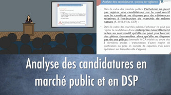 L’analyse des candidatures en marché public et en DSP [VIDEO] | Commande publique | Scoop.it