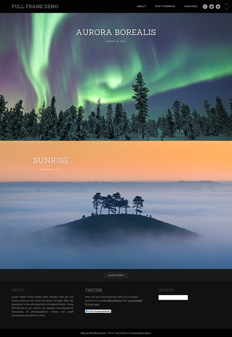 New Themes: Full Frame and Ryu | WordPress and Annotum for Education, Science,Journal Publishing | Scoop.it
