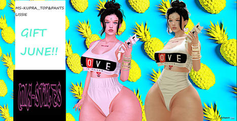 Lissie Top & Pants June 2021 Group Gift by Mia Styles | Teleport Hub - Second Life Freebies | Second Life Freebies | Scoop.it