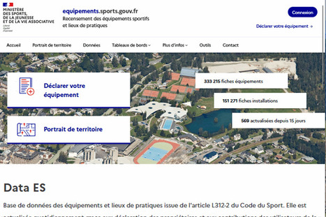 DATA ES : Ouverture des équipements scolaires aux clubs : Nouvelle option ! | 5 - Equipements et lieux de pratique | Scoop.it